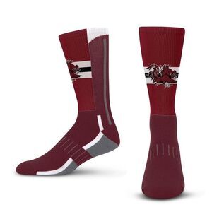NCAA South Carolina Gamecocks 1 Pair Men's Long Socks Red, Large